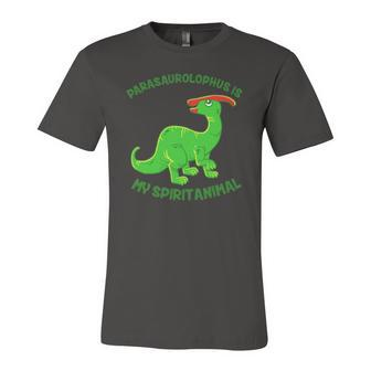 Parasaurolophus Is My Spirit Animal Cute Jurassic Jersey T-Shirt | Mazezy