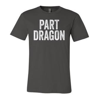 Part Dragon Dragonkin Otherkin Dragon Kin Jersey T-Shirt | Mazezy