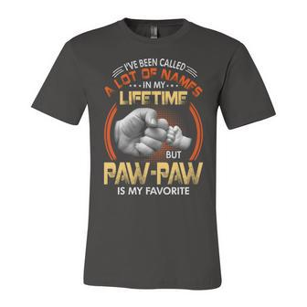 Paw Paw Grandpa Gift A Lot Of Name But Paw Paw Is My Favorite Unisex Jersey Short Sleeve Crewneck Tshirt - Seseable