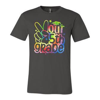 Peace Out 5Th Grade Tie Dye Graduation Class Of 2022 Tees Jersey T-Shirt | Mazezy