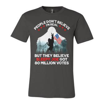 People Dont Believe Im Real But They Believe Sleepy Joe Jersey T-Shirt | Mazezy UK