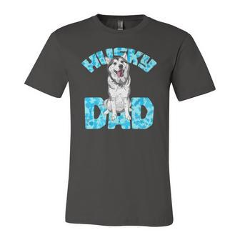 Pet Daddy Dog Lover Father Husky Dad Husky Jersey T-Shirt | Mazezy