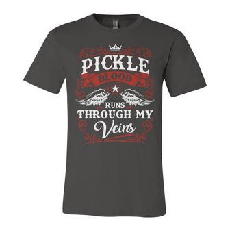 Pickle Name Shirt Pickle Family Name Unisex Jersey Short Sleeve Crewneck Tshirt - Monsterry UK