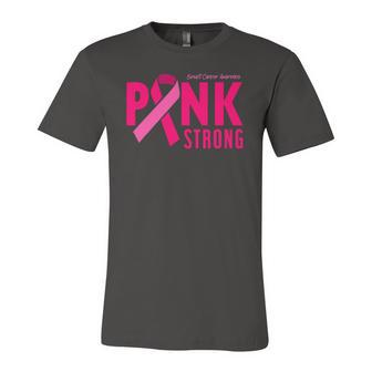Pink Strong Breast Cancer Awareness Jersey T-Shirt | Mazezy