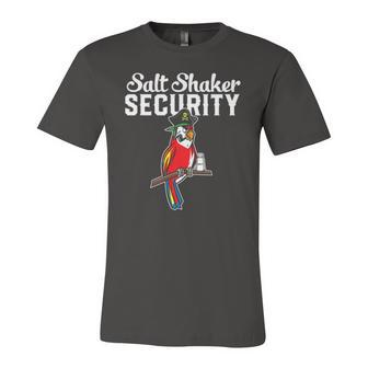 Pirate Parrot I Salt Shaker Security Jersey T-Shirt | Mazezy