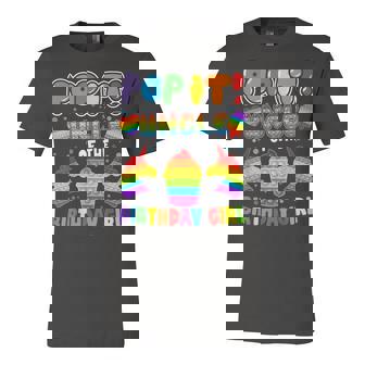 Pop It Uncle Of The Birthday Girl Kids Family Matching Unisex Jersey Short Sleeve Crewneck Tshirt - Seseable