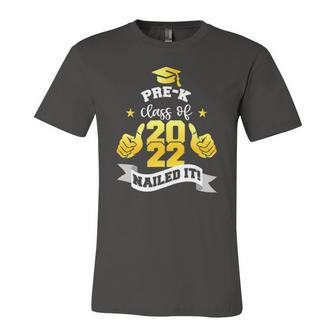 Pre K Class Of 2022 Nailed It Boy Girl Graduation Jersey T-Shirt | Mazezy