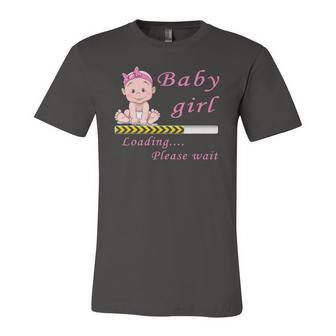 Pregnant Expecting Baby Girlpregnancy Mom Tee Jersey T-Shirt | Mazezy