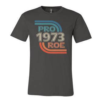 Pro Roe 1973 Roe Vs Wade Pro Choice Rights Retro Jersey T-Shirt | Mazezy
