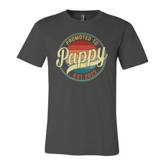 Promoted To Pappy Est 2022 Soon To Be Pregnancy Announce Jersey T-Shirt | Mazezy