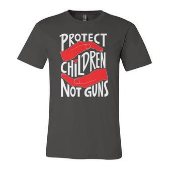 Protect Children Not Guns Anti Gun Jersey T-Shirt | Mazezy