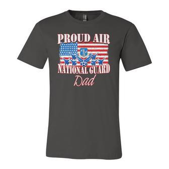 Proud Air National Guard Dad Usa Air Force Fathers Day Jersey T-Shirt | Mazezy