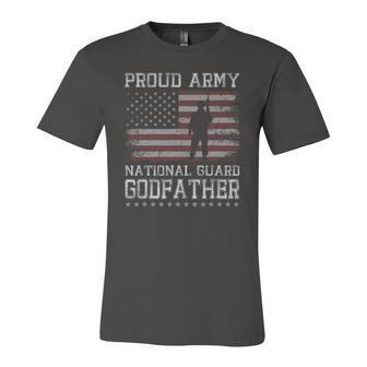 Proud Army National Guard Godfather US Military Jersey T-Shirt | Mazezy