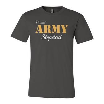 Proud Army Stepdad Fathers Day Jersey T-Shirt | Mazezy