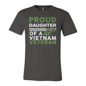 Proud Daughter Of A Vietnam Veteran War Soldier Jersey T-Shirt | Mazezy