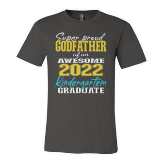 Proud Godfather Of Kindergarten Graduate 2022 Graduation Jersey T-Shirt | Mazezy