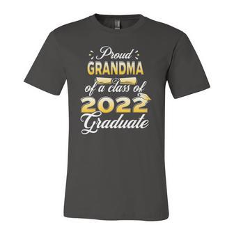 Proud Grandma Of Class Of 2022 Senior Graduate Grandma Jersey T-Shirt | Mazezy