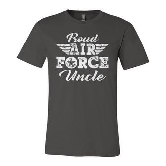Proud Us Air Force Uncle Wings Pride Military Jersey T-Shirt | Mazezy