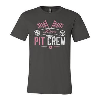 Racing Car Mommy Racer Mom Pit Crew For Mother Jersey T-Shirt | Mazezy