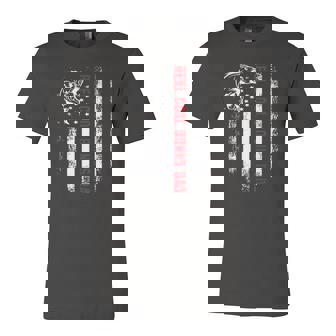 Reel Cool Bonus Dad American Flag Fishing Fathers Day Jersey T-Shirt | Mazezy