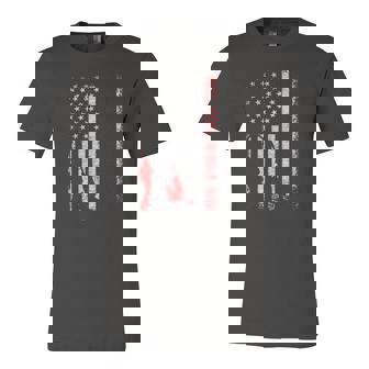 Reel Cool Bonus Dad American Flag Fishing Fathers Day Jersey T-Shirt | Mazezy