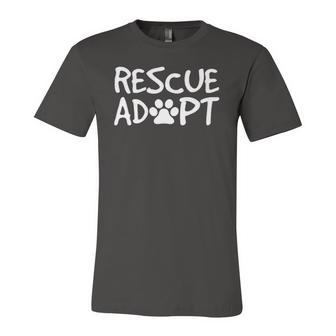 Rescue Adopt Animal Adoption Foster Shelter Jersey T-Shirt | Mazezy