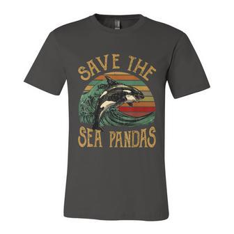 Rescue Killer Whale Orcas Save The Sea Pandas Marine Biology Unisex Jersey Short Sleeve Crewneck Tshirt - Monsterry AU