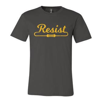 Resist Idea For Electrical Engineers Unisex Jersey Short Sleeve Crewneck Tshirt - Monsterry