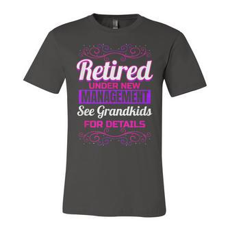 Retired Grandma Retirement Grandkids Retiree Farewell Party Unisex Jersey Short Sleeve Crewneck Tshirt - Seseable