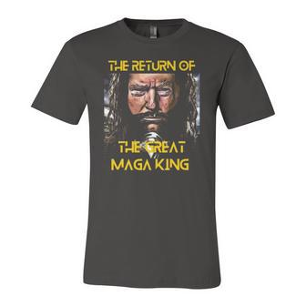 The Return Of The Great Maga King Ultra Maga Trump Jersey T-Shirt | Mazezy