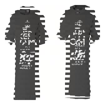 Rice Name Gift Keep Calm And Let Rice Handle It Unisex Jersey Short Sleeve Crewneck Tshirt - Seseable