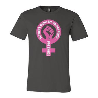 Rights Are Human Rights Pro Choice Jersey T-Shirt | Mazezy