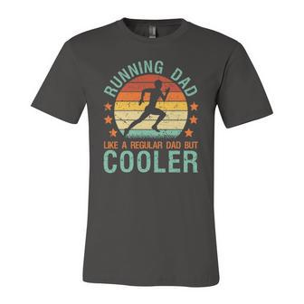 Running Dad Marathon Runner Jogger Fathers Day Jersey T-Shirt | Mazezy
