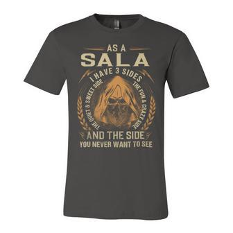 Sala Name Shirt Sala Family Name Unisex Jersey Short Sleeve Crewneck Tshirt - Monsterry DE