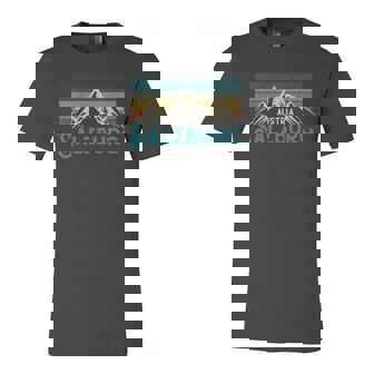 Salzburg Austria Vintage Mountains Souvenir Jersey T-Shirt | Mazezy