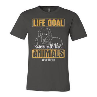 Save All The Animals Veterinary Vet Tech Unisex Jersey Short Sleeve Crewneck Tshirt - Seseable