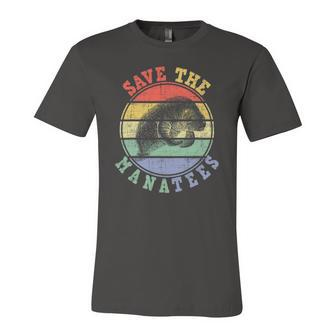 Save The Manatees Manatee Lover Zookeeper Marine Biologist Jersey T-Shirt | Mazezy