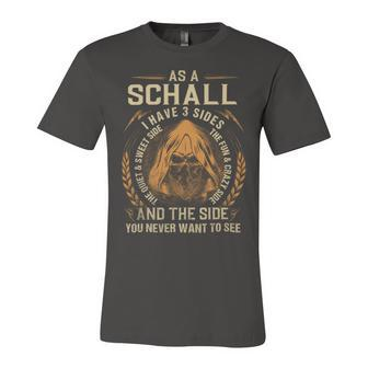 Schall Name Shirt Schall Family Name Unisex Jersey Short Sleeve Crewneck Tshirt - Monsterry CA