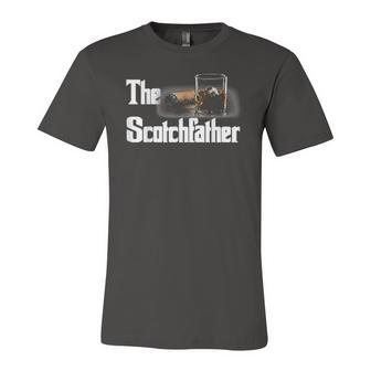 The Scotch Father Whiskey Lover From Her Classic Jersey T-Shirt | Mazezy