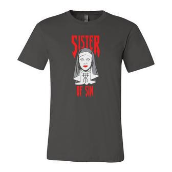Sister Of Sin Ryzin Ghost Jersey T-Shirt | Mazezy