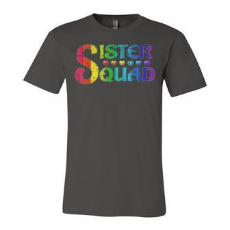 Sister Squad Relatives Birthday Bday Party Unisex Jersey Short Sleeve Crewneck Tshirt - Seseable