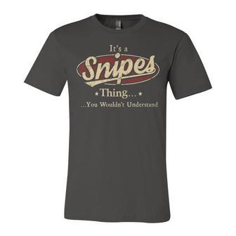 Snipes Shirt Personalized Name Gifts T Shirt Name Print T Shirts Shirts With Name Snipes Unisex Jersey Short Sleeve Crewneck Tshirt - Seseable