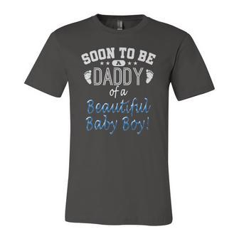 Soon To Be A Daddy Baby Boy Expecting Father Jersey T-Shirt | Mazezy