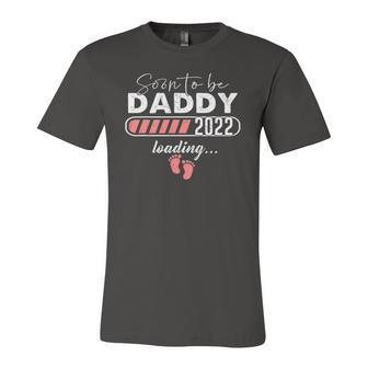 Soon To Be Daddy Est 2022 Pregnancy Announcement Jersey T-Shirt | Mazezy
