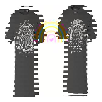 Speech Language Pathologist Rainbow Speech Therapy Slp V2 Jersey T-Shirt | Mazezy
