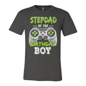 Stepdad Of The Birthday Boy Game Unisex Jersey Short Sleeve Crewneck Tshirt - Seseable