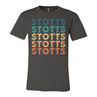 Stotts Name Shirt Stotts Family Name Unisex Jersey Short Sleeve Crewneck Tshirt - Monsterry AU