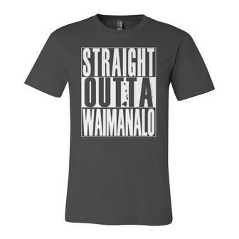 Straight Outta Waimanalo By Hawaii Nei All Day Jersey T-Shirt | Mazezy