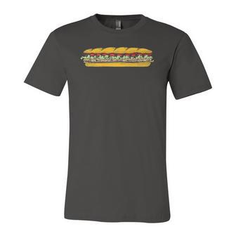 Sub Sandwich Foodie Hero Fan Food Critic Jersey T-Shirt | Mazezy