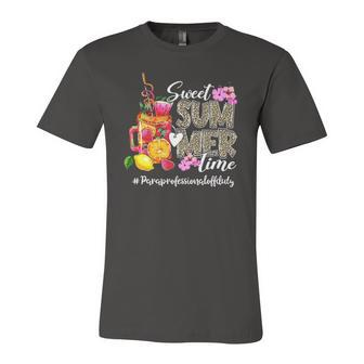 Sweet Summer Time Para Off Duty Summer Jersey T-Shirt | Mazezy
